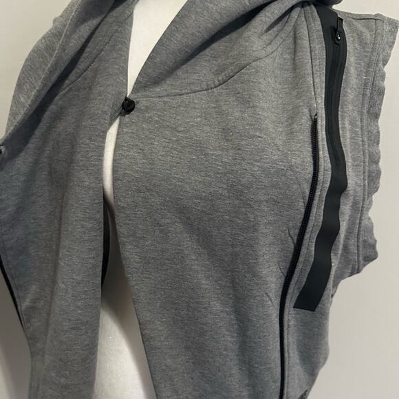 Nike Tech Fleece Hoodie Vest Gray size XS Off Center Zip up - Picture 7 of 11